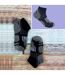 3 Pack Ladies Anti Sweat Ankle Sports Socks with Heel Padding-4