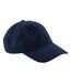 Casquette Motif/style 6 Panneaux Bleu Marine Beechfield-1