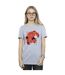 Disney Womens/Ladies Big Hero 6 Baymax Suite Pose Cotton Boyfriend T-Shirt (Gris sportif) - UTBI15539-2