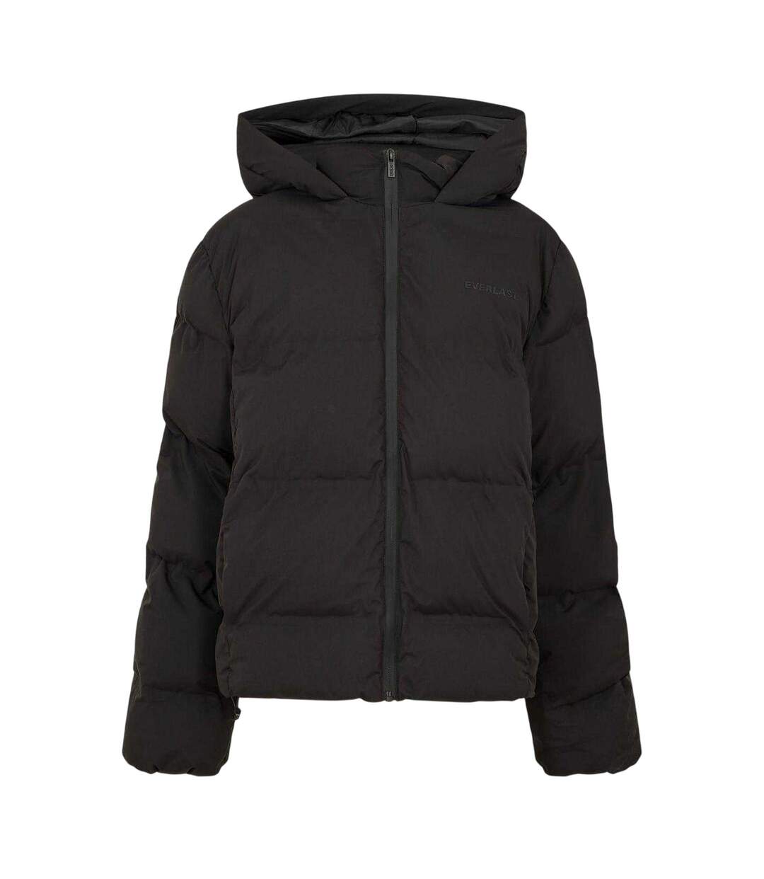 Womens/ladies Polyester Puffer Jacket Black Everlast-1