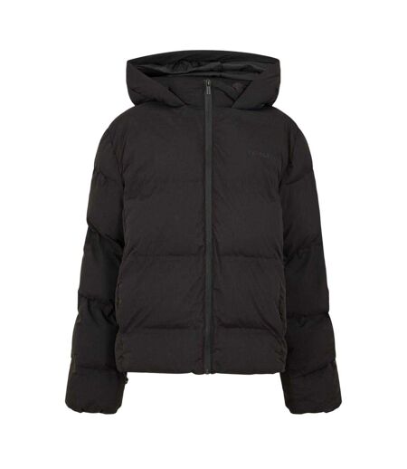 Womens/ladies Polyester Puffer Jacket Black Everlast
