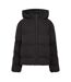 Womens/ladies Polyester Puffer Jacket Black Everlast-1