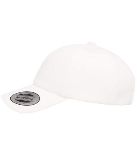 Casquette ecowash dad adulte blanc Flexfit