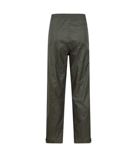Mountain Warehouse Mens Pakka Waterproof Over Trousers (Khaki Green)