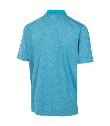 Mens gedding polo shirt pond blue marl Trespass