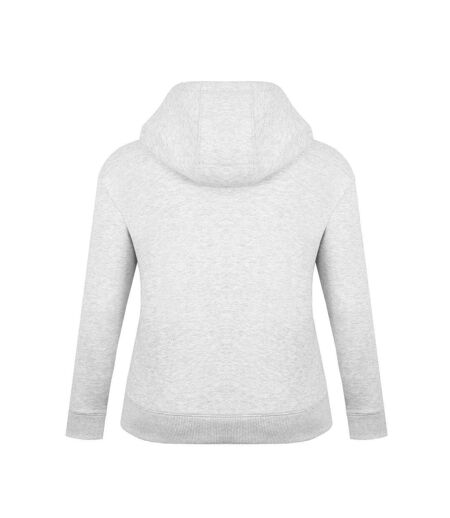 Veste À Capuche Femme Blanc Cassé Chiné Signature