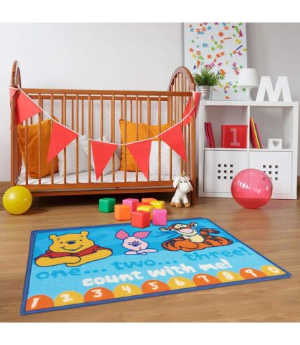 Tapis enfant Lavable 30° motif animaux WINNIE M