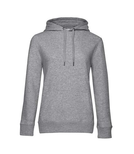 Womens/ladies queen hoodie gris chiné B&C