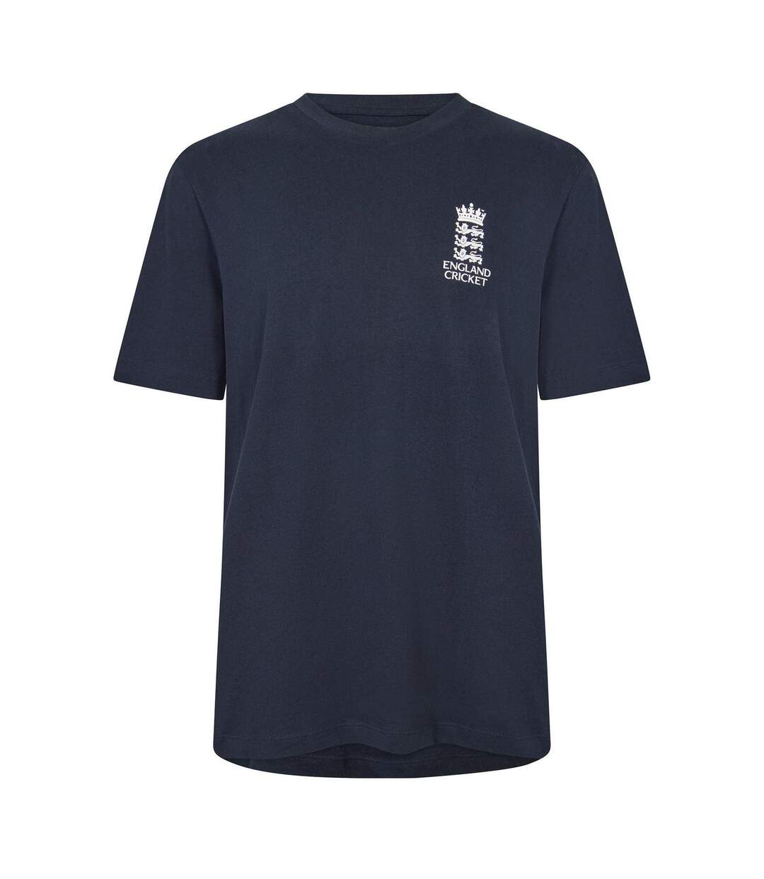 Mens England Cricket Regular T-shirt Navy Castore-1