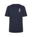 Mens England Cricket Regular T-shirt Navy Castore-1