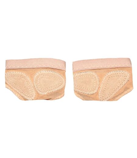 Womens/ladies Dance Foot Thongs 1 Pair Natural Silky