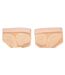 Womens/ladies Dance Foot Thongs 1 Pair Natural Silky-2
