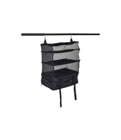 Penderie de Voyage Filet Pliable 57cm Noir