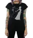 Disney T-shirt en coton Femme/Femme Frozen Elsa Christmas Silhouette (Noir) - UTBI21902-3