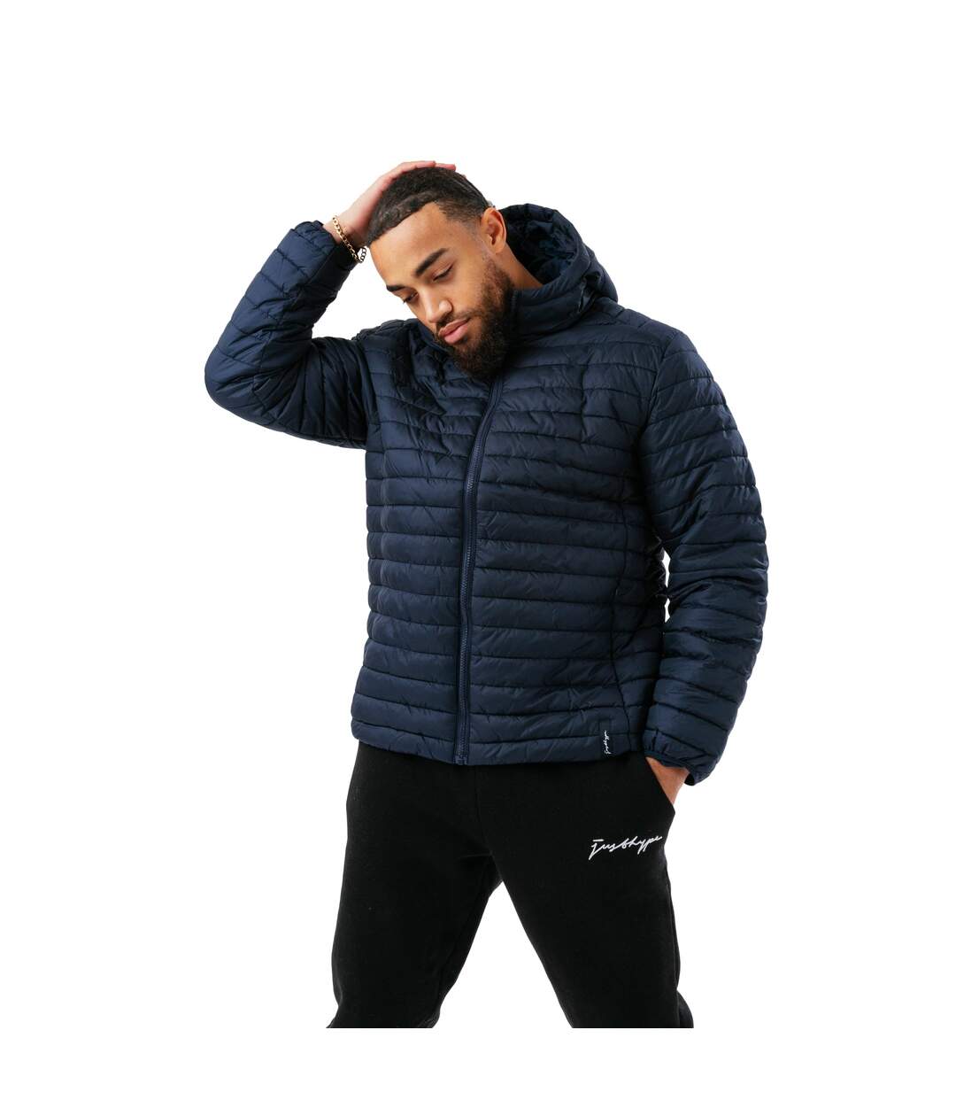 Hype Mens Puffer Jacket (Navy)