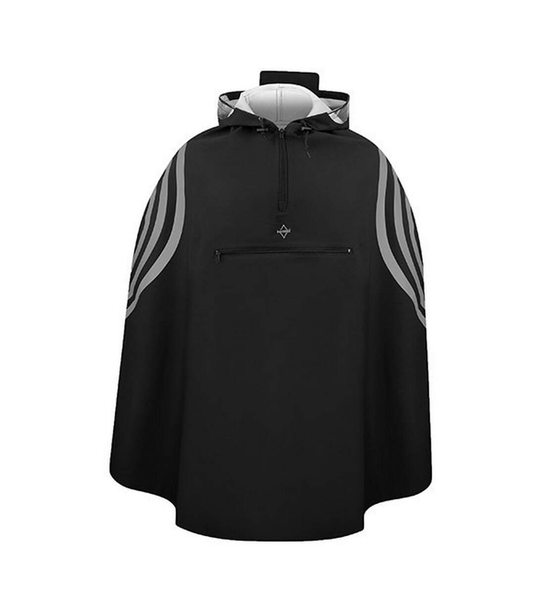 Poncho De Pluie Super Premium Rotterdam Adulte Noir Korntex-1