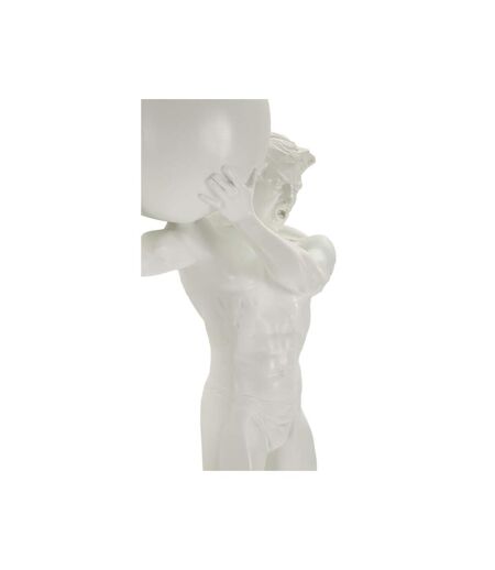 Statuette Homme Athlétique Atlas 50cm Blanc