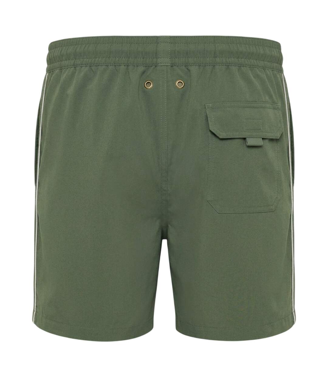 Mens Regular Swim Shorts Olive Threadbare-2