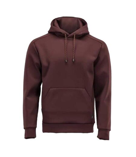 Sweat À Capuche Motif/style Uni Customised Homme Bordeaux Mascot