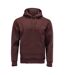 Sweat À Capuche Motif/style Uni Customised Homme Bordeaux Mascot-1
