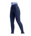 Womens/ladies Fuzzy Sherpa Leggings Navy Trespass-4