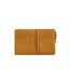 Tabytha plain vegan leather coin purse one size deep amber Weird Fish-4