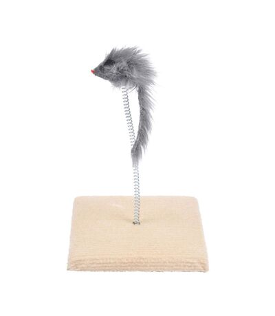 Souris sur ressort jouet pour chat