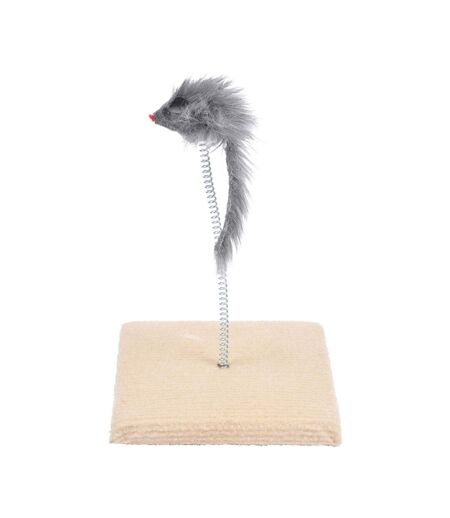 Souris sur ressort jouet pour chat