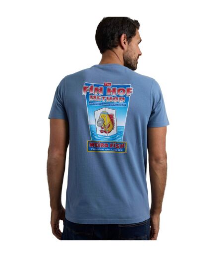 T-shirt Fin Hof Homme Bleu Weird Fish
