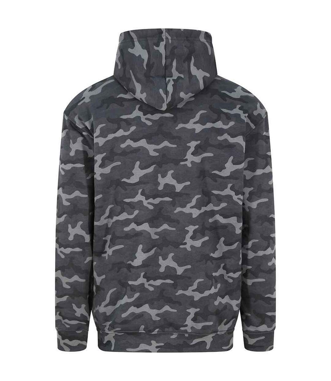 Sweat à capuche homme noir camouflage Awdis-2