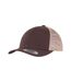 Casquette trucker retro adulte marron / kaki Flexfit-1