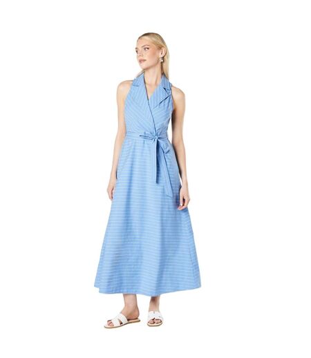 Robe mi-longue femme bleu Principles