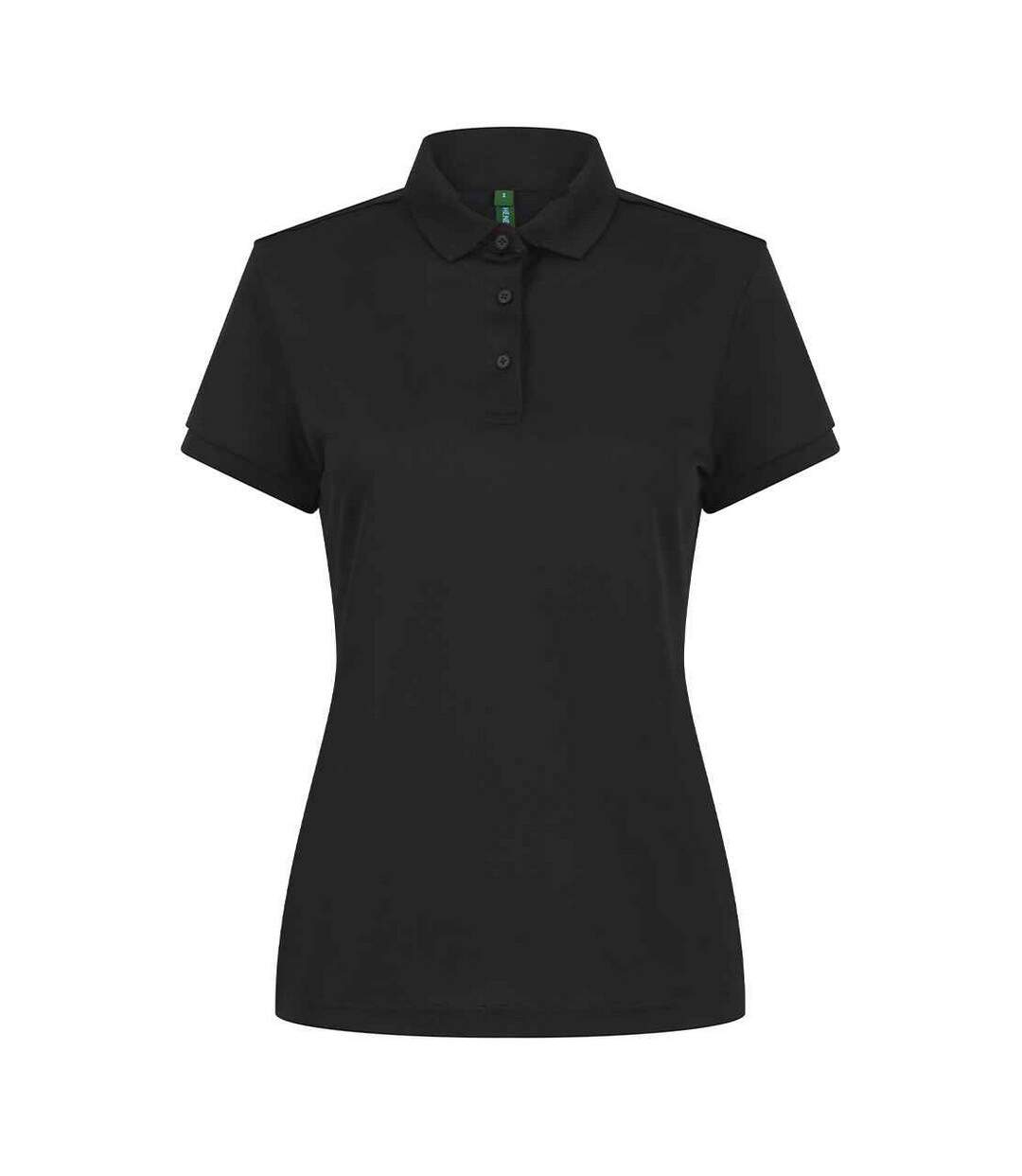 Polo femme noir Henbury