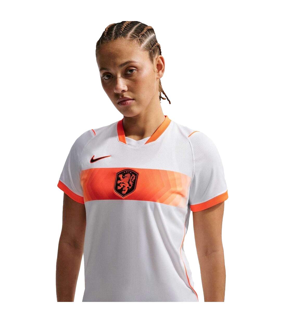 Maillot Extérieur Motif/style Pays-bas Femme Blanc Rouge Nike-3