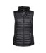 Womens/ladies Crossover Gilet Black Tee Jays-2