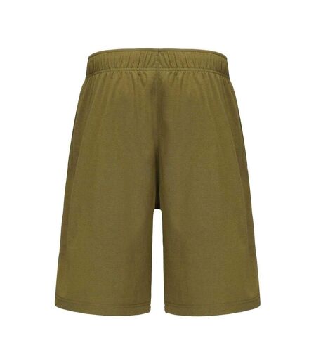 Short En Jersey Décontracté Homme Kaki Slazenger