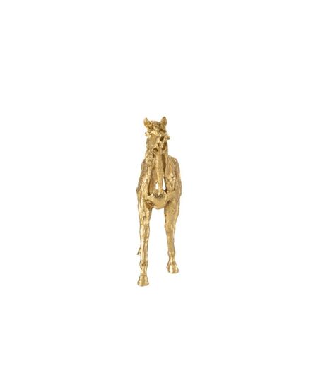 Statuette Cheval Ajouré Hollywood 44cm Doré