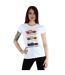Disney - T-shirt CARS RACER PROFILE - Femme (Blanc) - UTBI13890-2