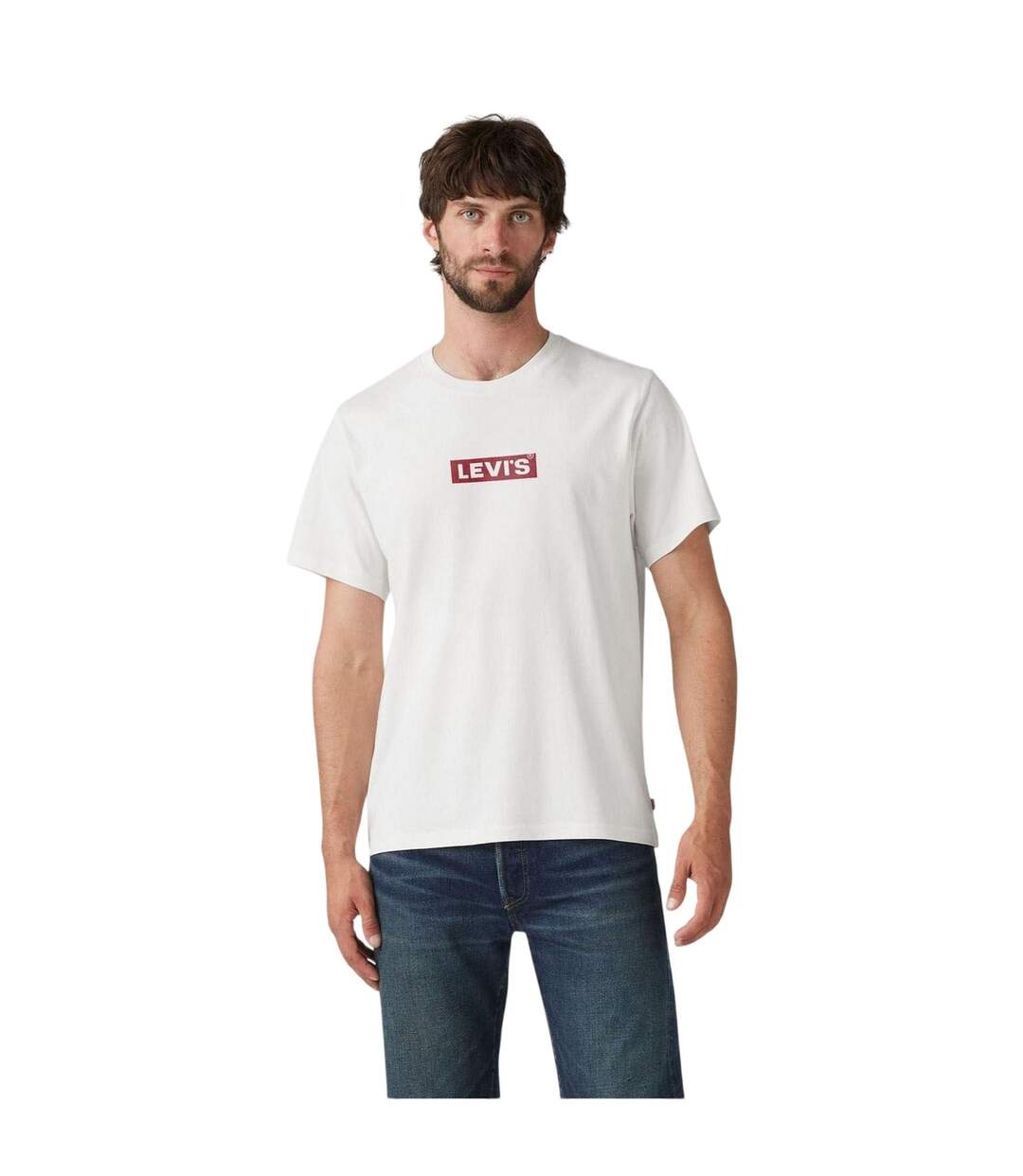 T-shirt Homme Blanc Levis-4