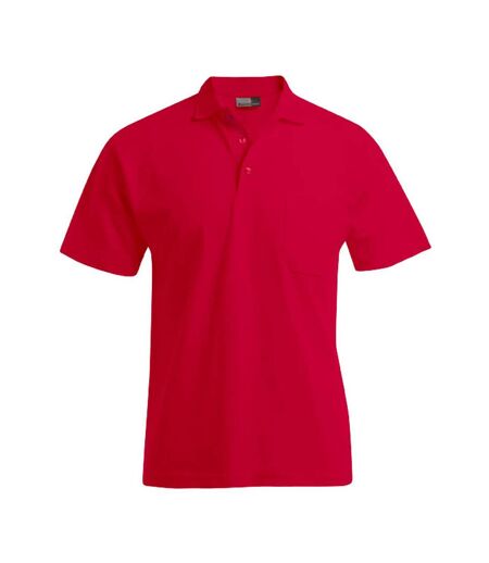Polo Heavy Homme Rouge Feu Promodoro