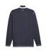 Mens Quarter Zip Jumper Navy Ash Grey Puma-3