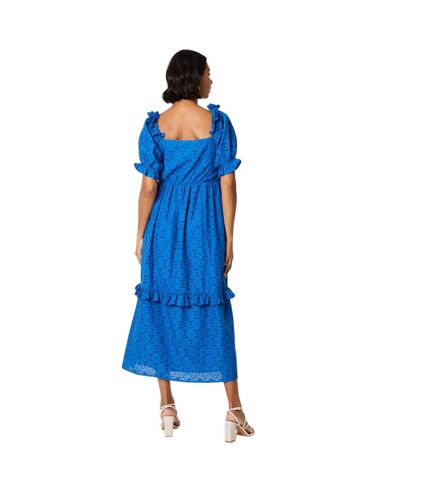 Robe mi-longue femme bleu Dorothy Perkins