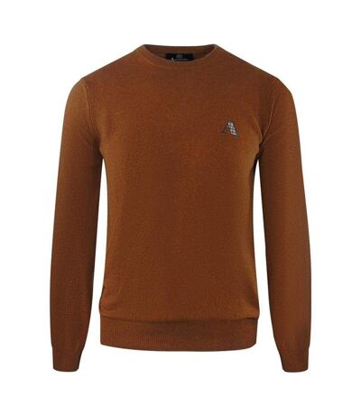 Pull Motif/style Tartan Homme Marron Aquascutum