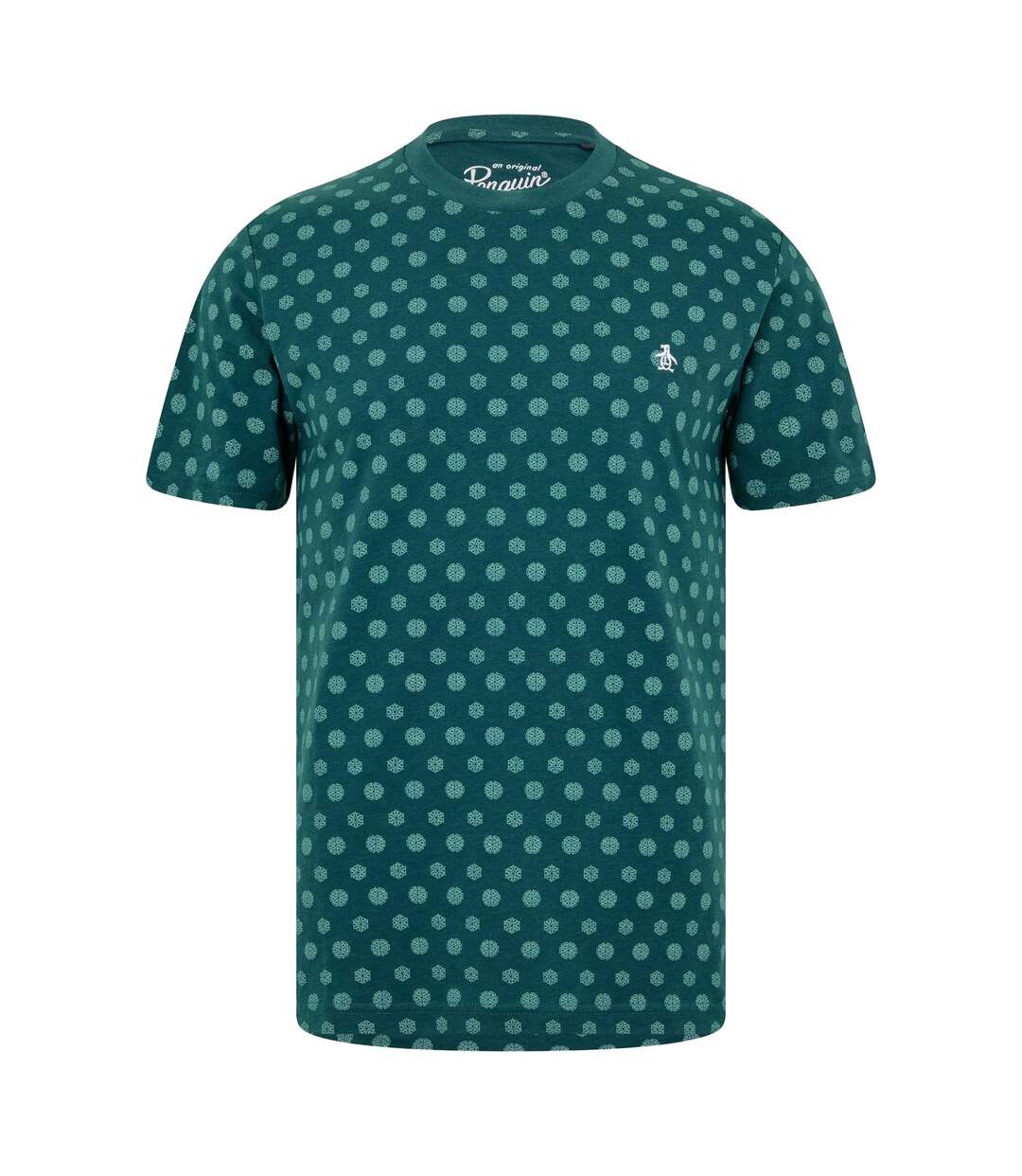 T-shirt Motif/style Géométrique Homme Sarcelle Foncé Original Penguin-2
