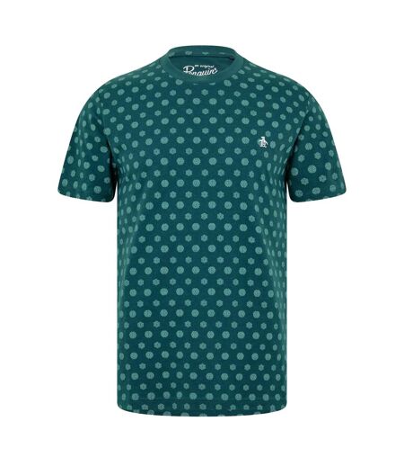 T-shirt Motif/style Géométrique Homme Sarcelle Foncé Original Penguin