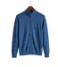 Cardigan Zippé Homme Bleu Winchester 100% Coton Doux & Confortable-3