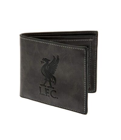 Liverpool FC Faux Suede Wallet (Black) (One Size) - UTTA8283