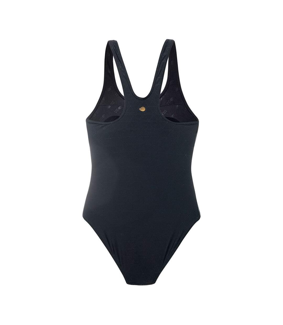 Maillot de bain 1 pièce seaweed femme noir Aquawave-2