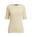 T-shirt Manches ¾ Judy Femme Crème Jaune Or Ralph Lauren-2