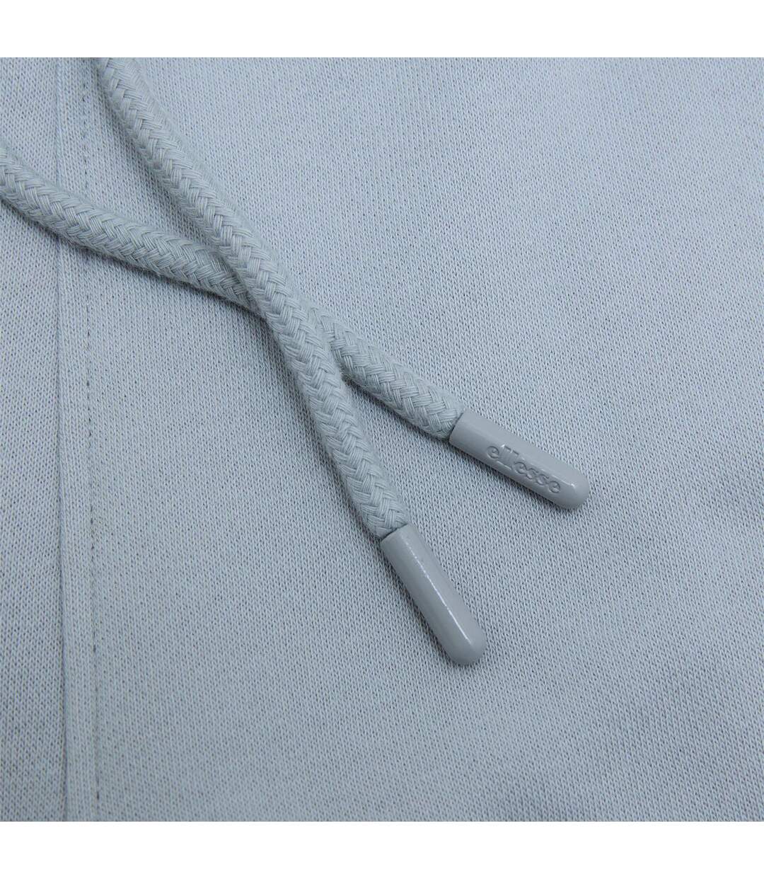 Mens Fleece Sweat Shorts Light Grey Ellesse-4